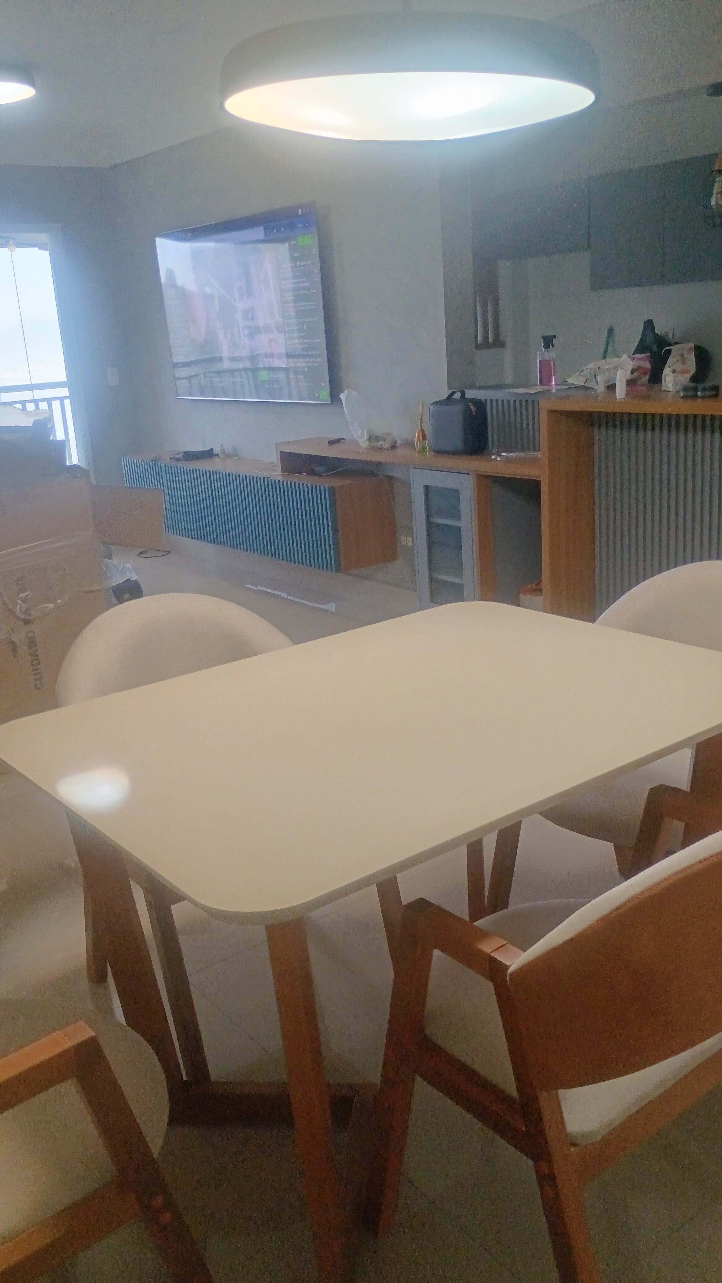 Montagem de mesa